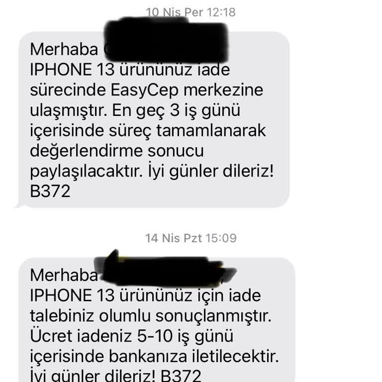 EasyCep Ve Fibabanka İade Sürecinde Müşteriyi Mağdur Ediyor