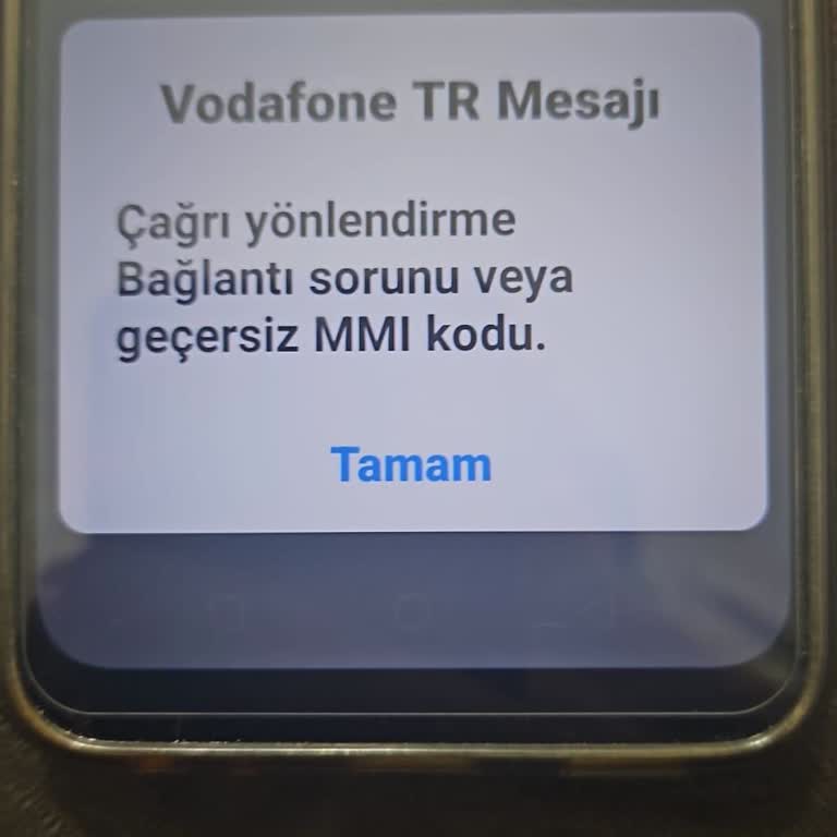 Çağrı Yönlendirme Ve Geçersiz MMI Kodu Sorunu Nedeniyle Ulaşılamama Problemi