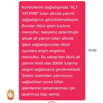 Yatırdığım Paralar Hesabıma Geçmedi Canlı Destek Ulaşılmaz Oldu
