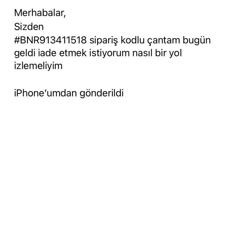 İade İçin İletişim Kurulamıyor, Müşteri Hizmetleri Yetersiz