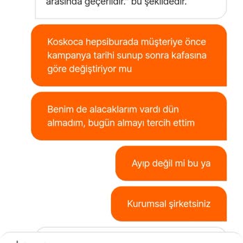 Hepsiburada Anneler Günü Kampanyası Hepsipara Hakkım Verilmedi