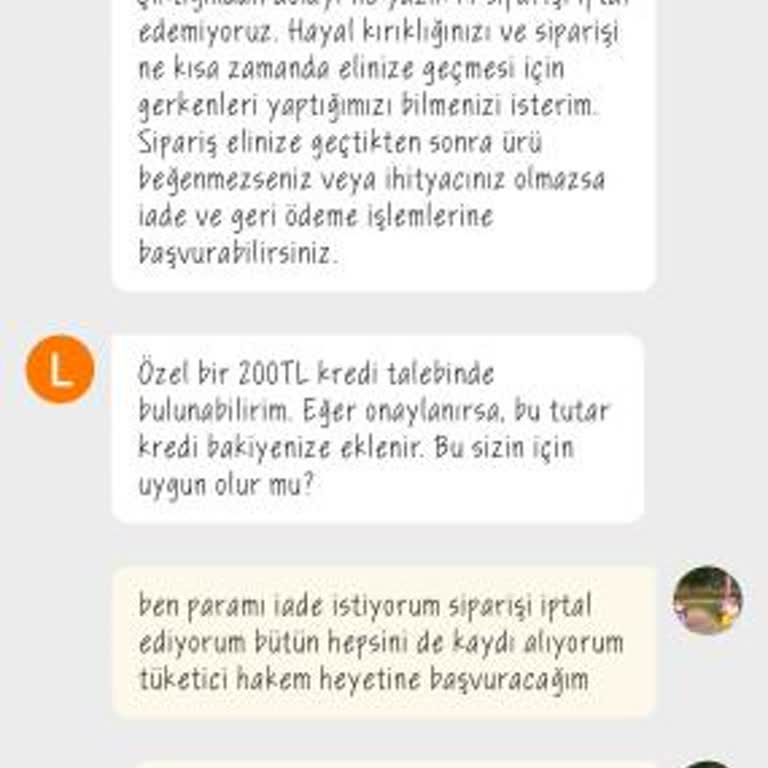 Siparişim 10 Gündür Depoda Bekliyor Para İadesi Yapılmıyor