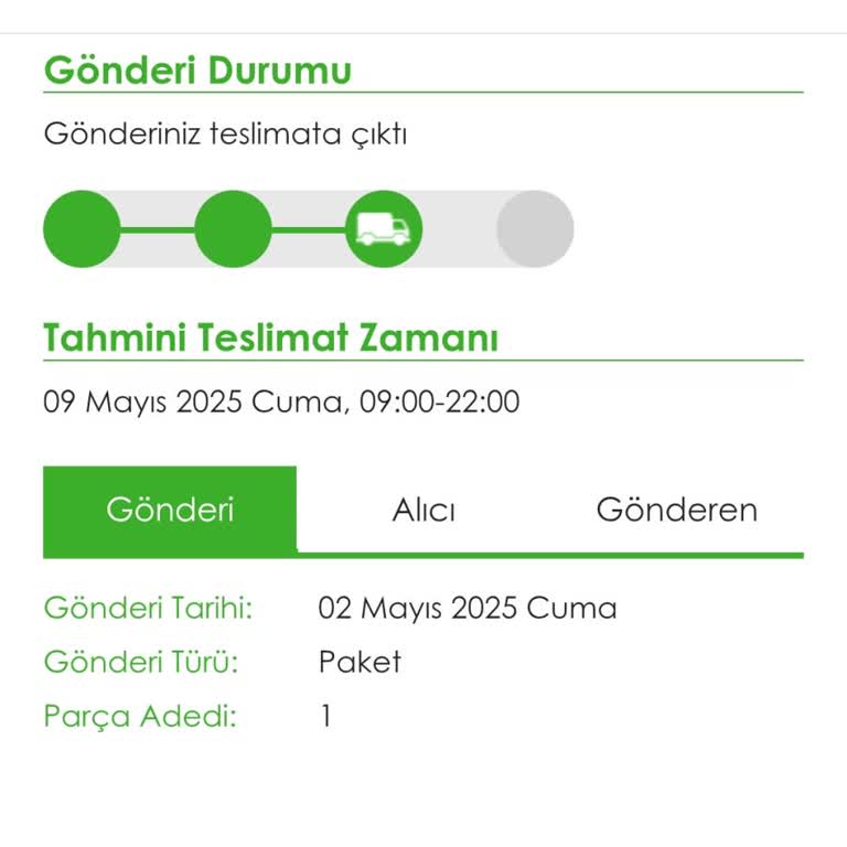 Teslimat Gecikti, Bilgi Alamıyorum