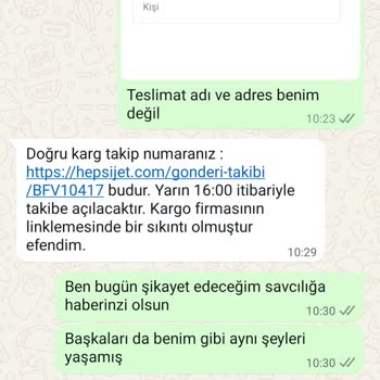 Sürekli Oyalama Ve Yanlış Bilgilendirme İle Geciken Kargo