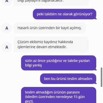 Hasarlı Gelen Klima Teslim Alınmadı, İade Ve Para İadesi Süreci Çözülmedi