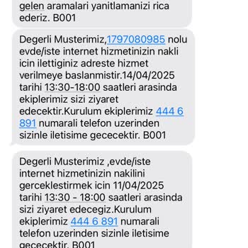 İnternet Nakil Sürecinde Keyfi İptal Ve Mağduriyet Yaşıyorum