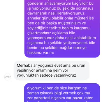 Sipariş Verdim Ne Kargom Ne Param Geldi