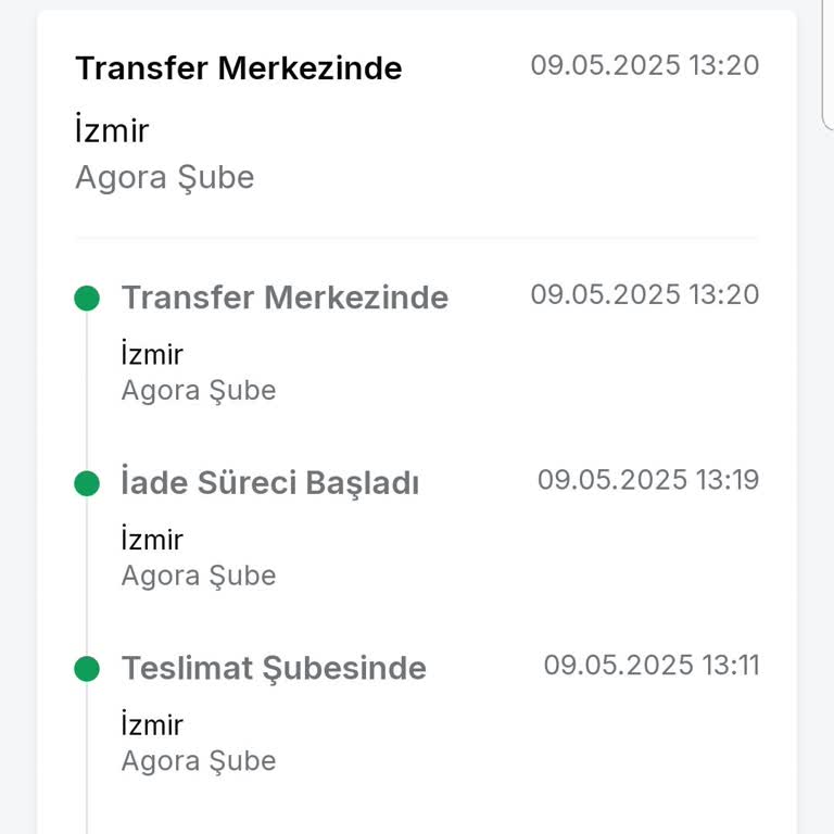 Trendyol Express İzmir Agora Şubesi'nde Denetimsizlik Mağduriyeti