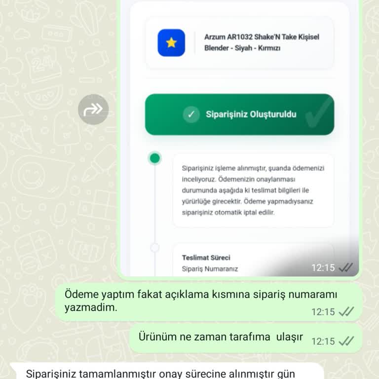 Siparişim Kargolanmadı İletişim Kuramıyorum