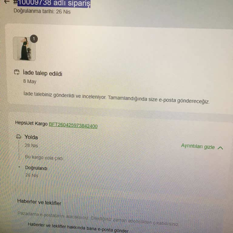 İade Talebime Yanıt Alamıyorum, Mağdur Edildim