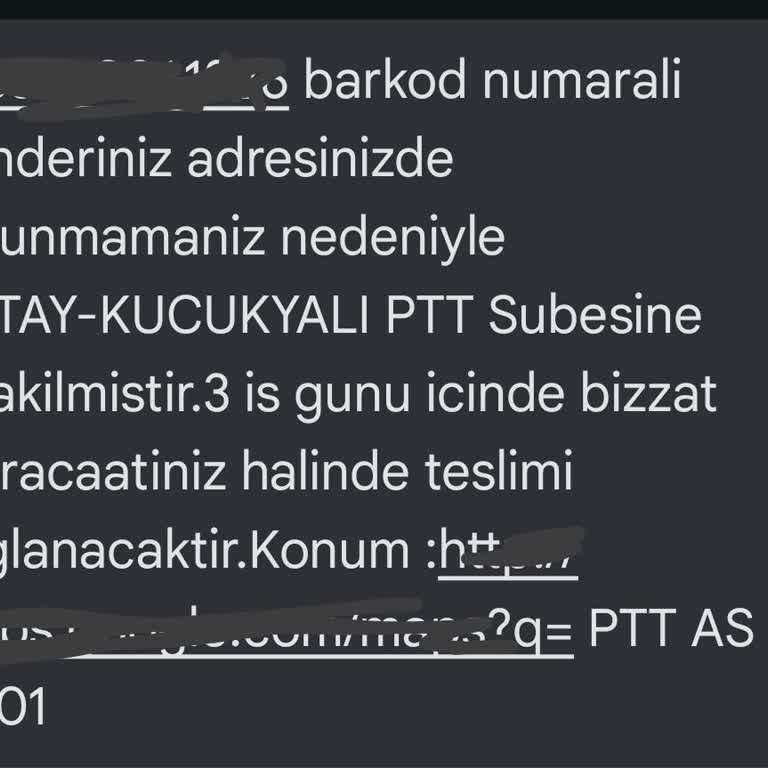 PTT Kargo Kargomu Adrese Getirmiyor Sürekli Aynı Sorun Yaşanıyor