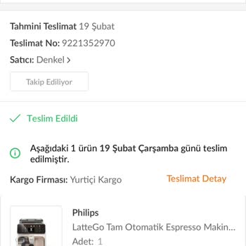 Kahve Makinesi Değişim Sürecinde Teslimat Gecikmesi Ve İletişim Sorunu