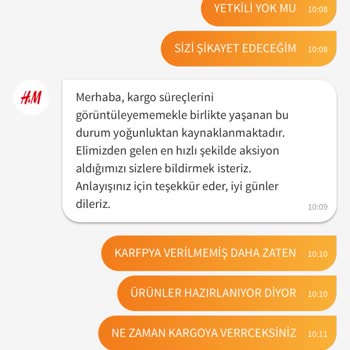 H&M Kampagne Produkte nach einem Monat nicht geliefert, falsche Stornierung