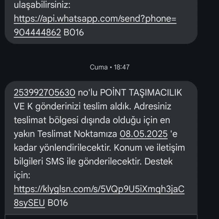 Teslimat Gecikmesi Ve Bilgi Eksikliği Konusunda Açıklama Talebi
