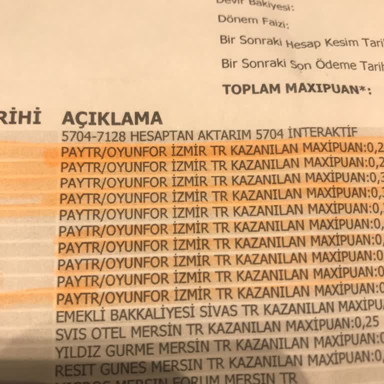 Oyunfor Sitesinden Bilgimiz Dışında Hesaptan Yüksek Miktarda Harcama Yapıldı
