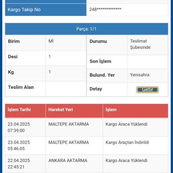 Kaybolan Kargo İçin Yetersiz Destek Ve İlgisiz Müşteri Hizmetleri