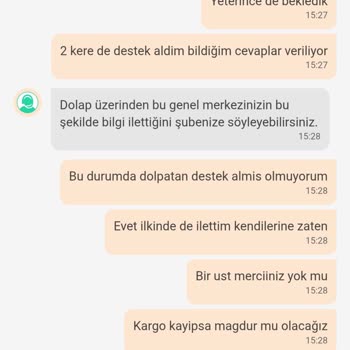 Kaybolan Kargo İçin Yetersiz Destek Ve İlgisiz Müşteri Hizmetleri