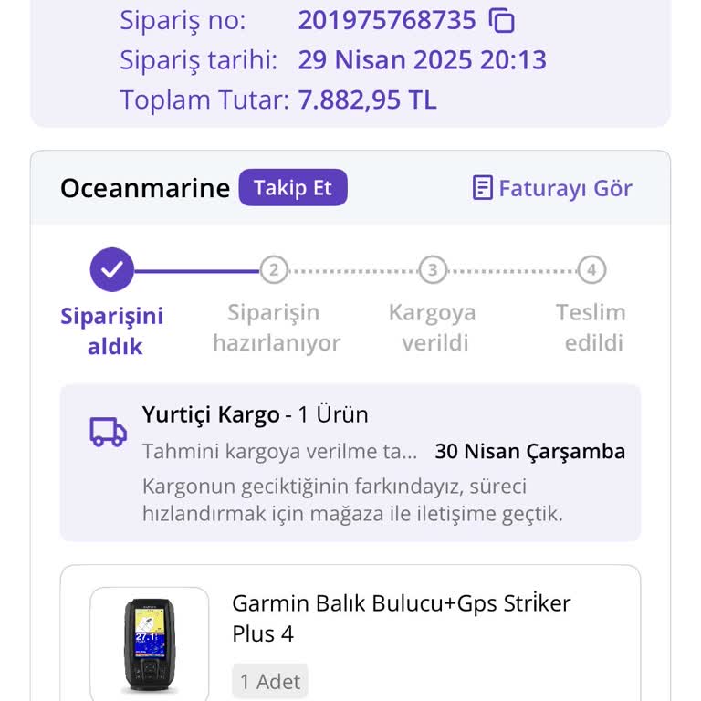 Stokta Olmayan Ürünü Satışta Gösterip Siparişimi Göndermediler