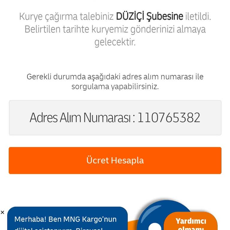 MNG Kargo Düziçi Şubesi'ne Ulaşmak İmkansız!