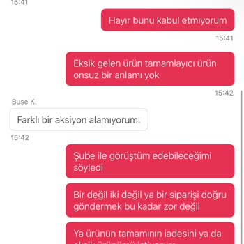 Yemeksepeti'nde Sürekli Eksik Ve Bozuk Siparişler, Yetersiz Müşteri Hizmeti