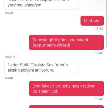 Yemeksepeti'nde Sürekli Eksik Ve Bozuk Siparişler, Yetersiz Müşteri Hizmeti