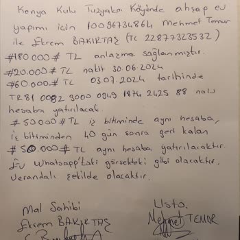 Ahşap Ev Yapımı İçin Anlaşılan Ustanın Sözleşmeye Uymaması Ve İletişimsizlik