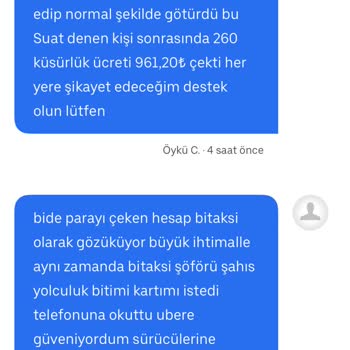 Uber verspätete Lieferung und mangelnde Kommunikation über den Status