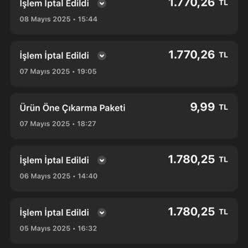 Gardrops Paramı Beşinci Kez Alamıyorum