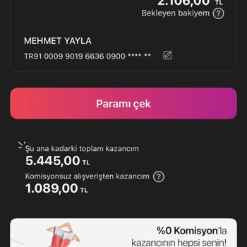 Gardrops Paramı Beşinci Kez Alamıyorum