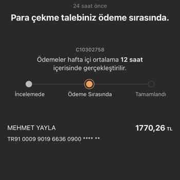 Gardrops Paramı Beşinci Kez Alamıyorum