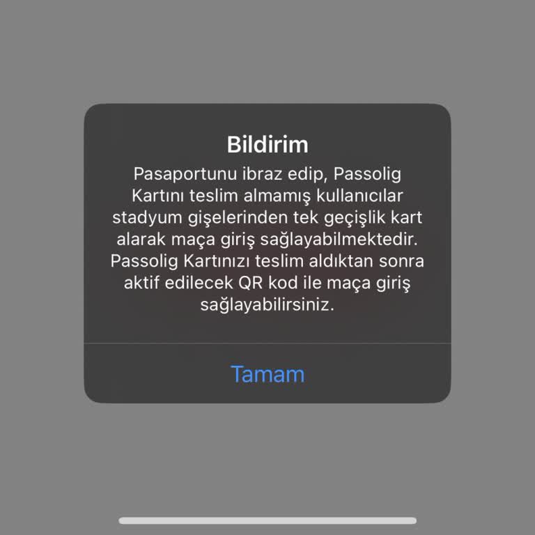Passolig Kartım Görünmüyor Maça Giriş Yapamıyorum
