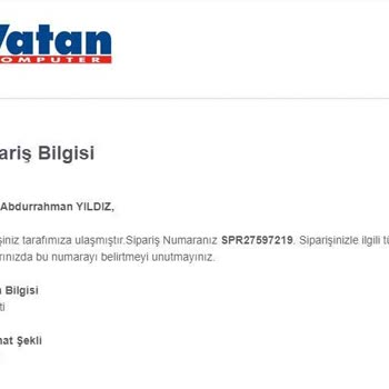 Vatan Siparişim Ticari Alım Gerekçesiyle Haksız Yere İptal Edildi