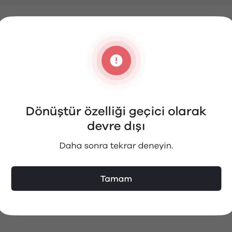 Düşük Bakiyelerin Dönüştürülmemesi Ve Uyarı Problemi