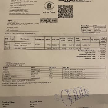 Satın Aldığım Lastikte Önceden Yapılmış Yama Ve Şube İlgisizliği