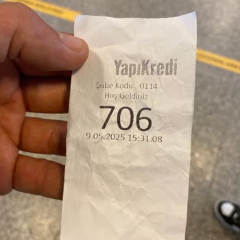 Yapı Kredi 0114 Şubesinde Sıra Yönetimi Ve Bekleme Sorunu