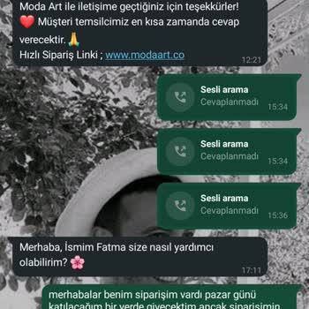 Abiye Siparişimle İlgili İletişim Eksikliği Yaşadım