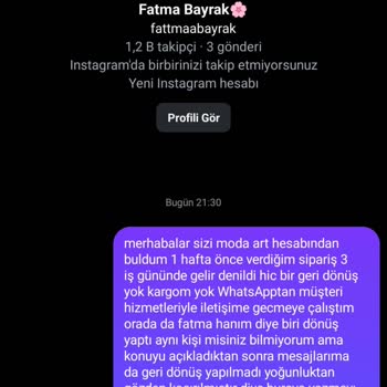 Abiye Siparişimle İlgili İletişim Eksikliği Yaşadım