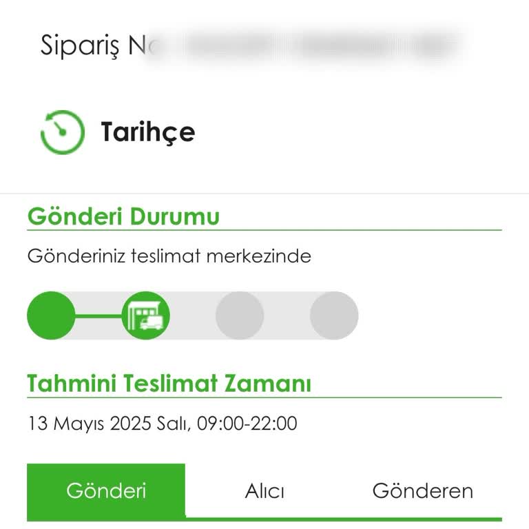 Teslimat Süresinde Büyük Gecikme Yaşadım