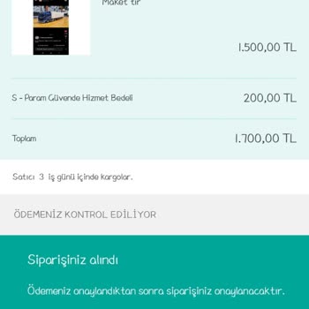 Sahibinden Adıyla Ödeme Yönlendirmesi Mağduriyet Yaşattı