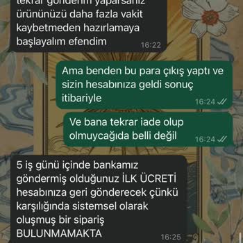 Yanlış Sipariş Numarası Nedeniyle Çift Ödeme Talebi Ve İletişimsizlik