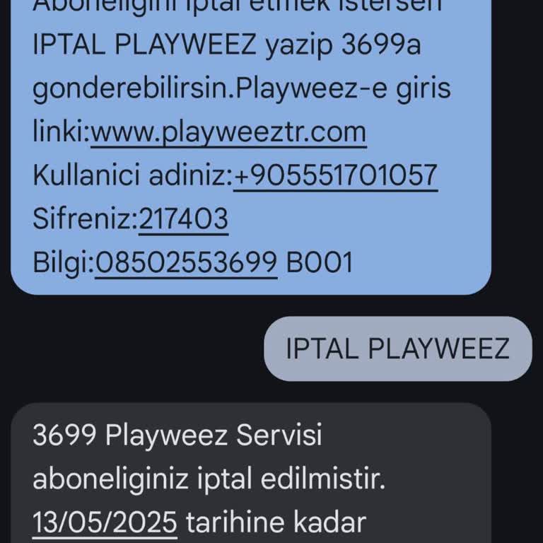 Onaysız Playweez Aboneliği Ve Haksız 200 TL Fatura Kesintisi