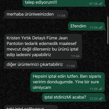 Sipariş İptali Ve İade Sürecinde Yaşanan Sorunlar