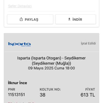 Otobüs Bileti İptalinde Eksik İade Ve Fiyat Tutarsızlığı Mağduriyeti