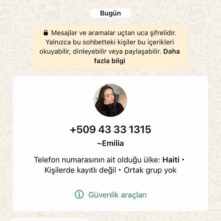 Bilinmeyen Haiti Numarasından Gelen Arama Sonrası WhatsApp Güvenliği Endişesi