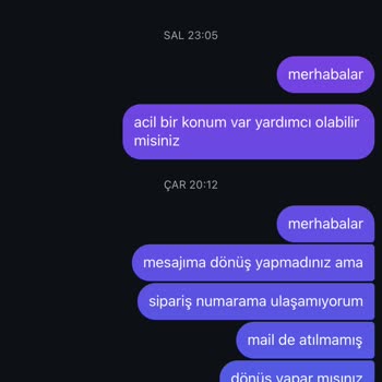 Sipariş Sonrası İletişimsizlik Ve Bilgi Verilmemesi Mağduriyet Yaratıyor