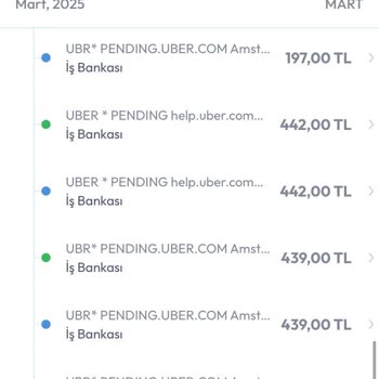 Uber Hesabımdan İzinsiz Para Çekiliyor, Mağduriyet Yaşıyorum