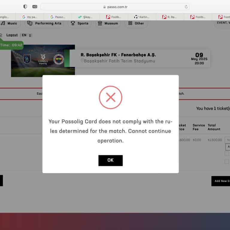 Passolig Kart Kuralları Nedeniyle Maça Giremiyorum
