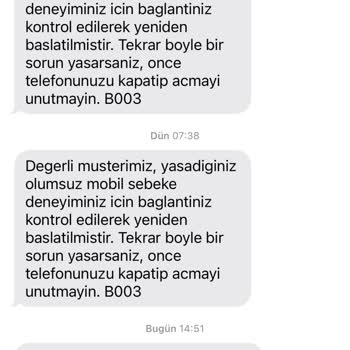 Tarife Yenilenmedi Müşteri Hizmetleri Çözüm Sunmuyor