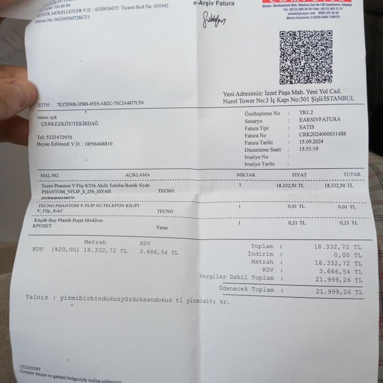 Tecno Phantom V Flip Ekran Kırılması Ve Yetersiz Sigorta Ödemesi Mağduriyeti