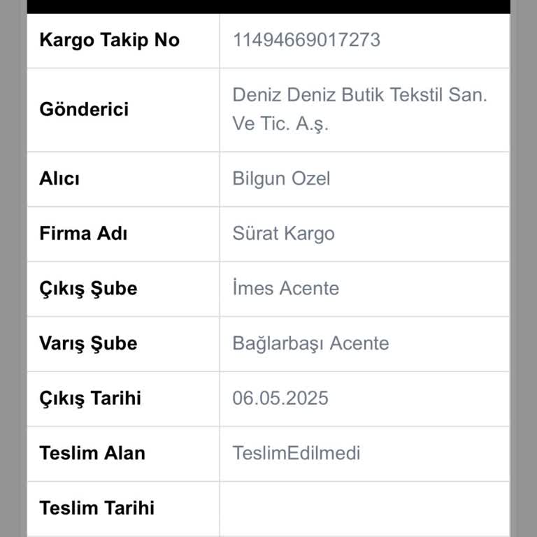 Teslim Edilmeyen Kargo, İlgisiz Şube Ve Cevapsız Müşteri Hizmetleri